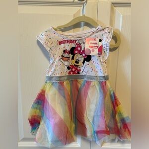 NWT Minnie Birthday Dress 2T